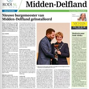 Nieuwe burgemeester geïnstalleerd