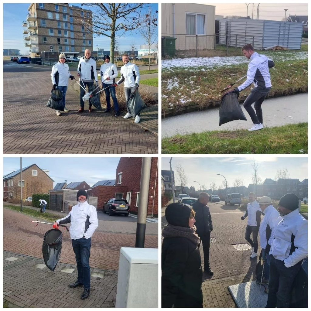 Zwerfafval opruimactie De Kreek Den Hoorn